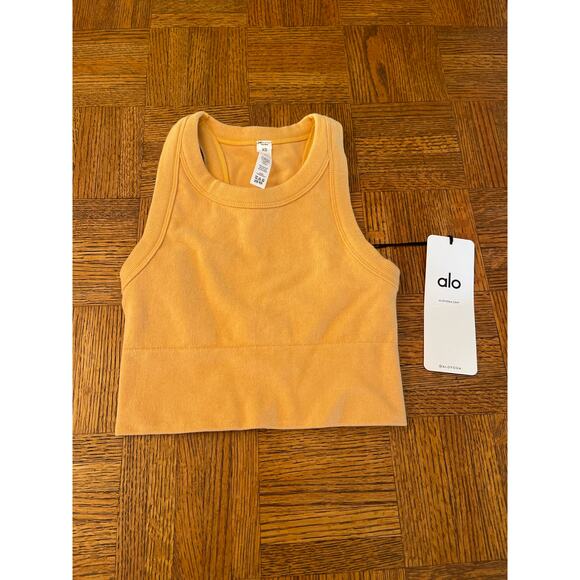 Alo Other - ALO SEAMLESS DELIGHT BRA GOLDEN ORANGE XS